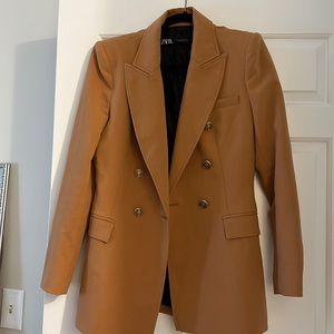 Zara Blazer - Tan (Medium)
